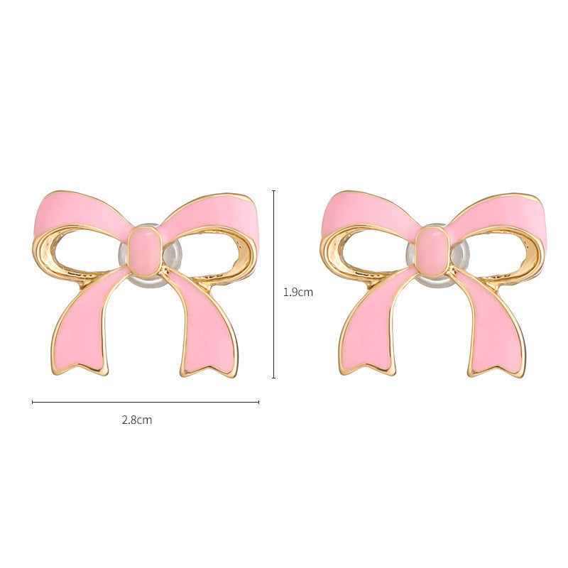 Christmas Series Love Butterfly Enamel Earrings