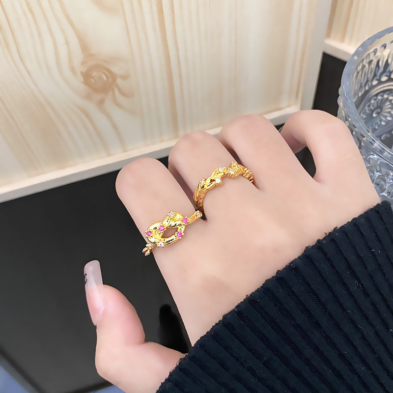 Series Retro Compact Open Ring