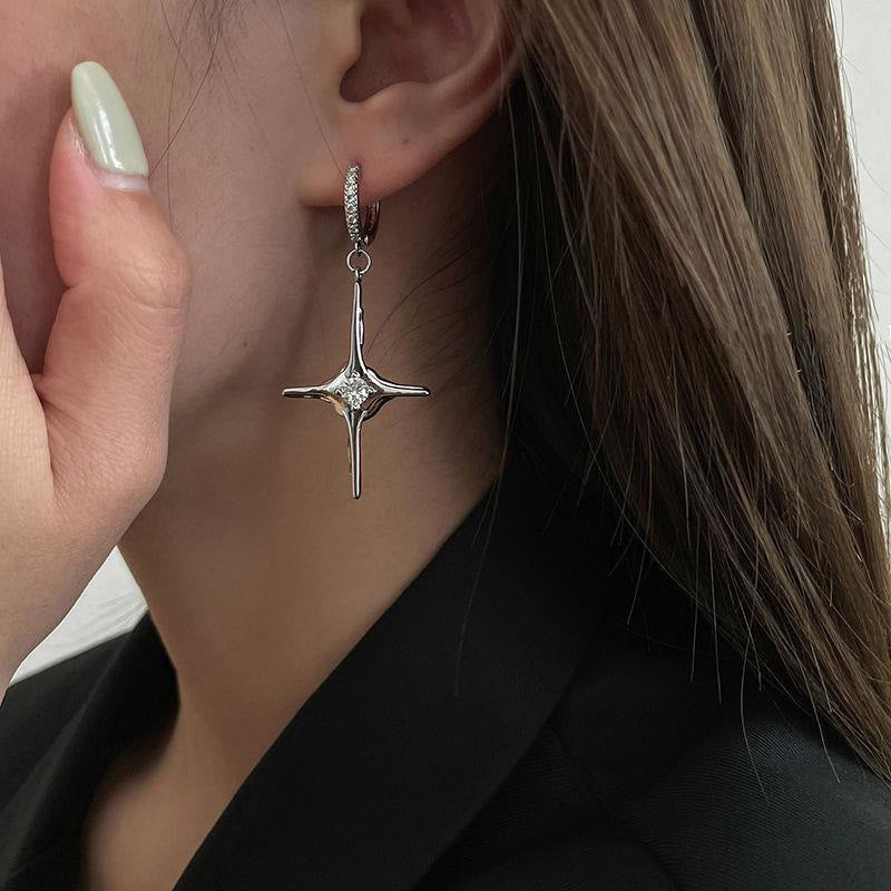 Light Luxury Niche Long Earrings Earrings Simple Temperament Earrings