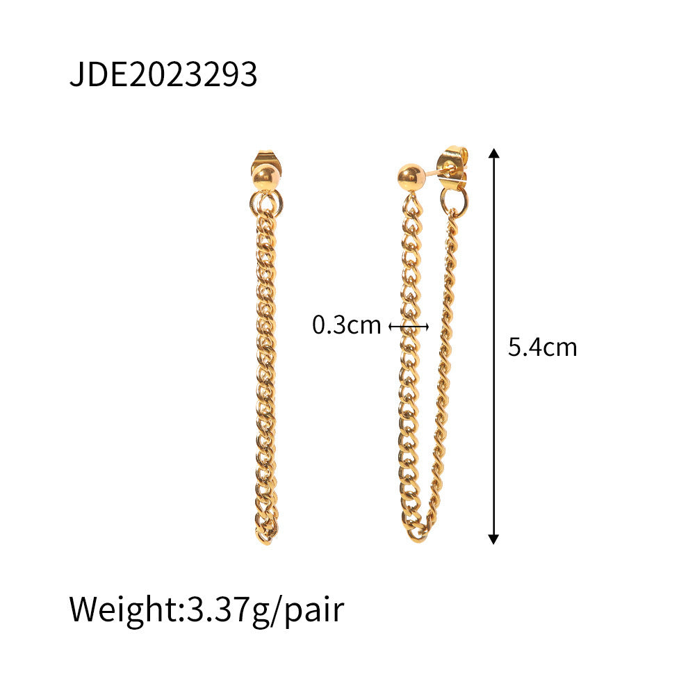 Titanium Steel Earrings Anti-allergy Non-fading