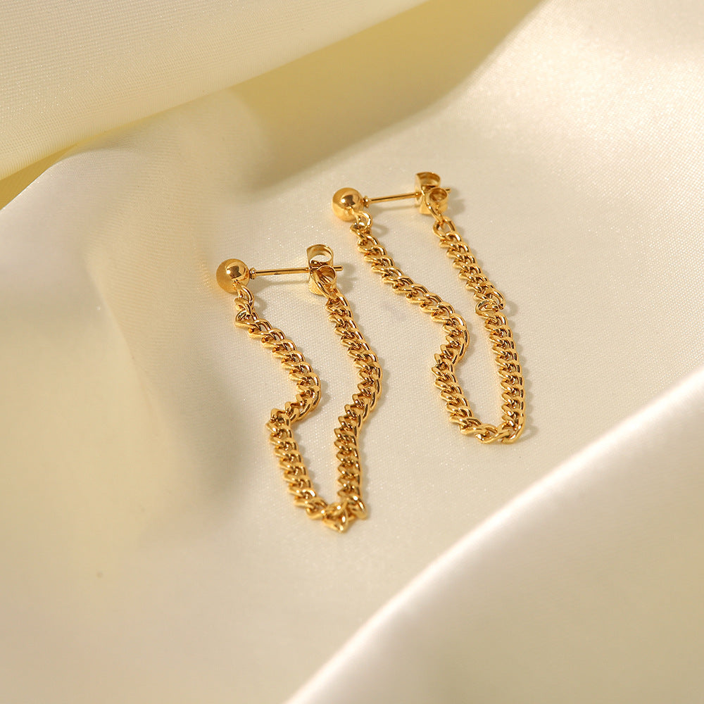 Titanium Steel Earrings Anti-allergy Non-fading