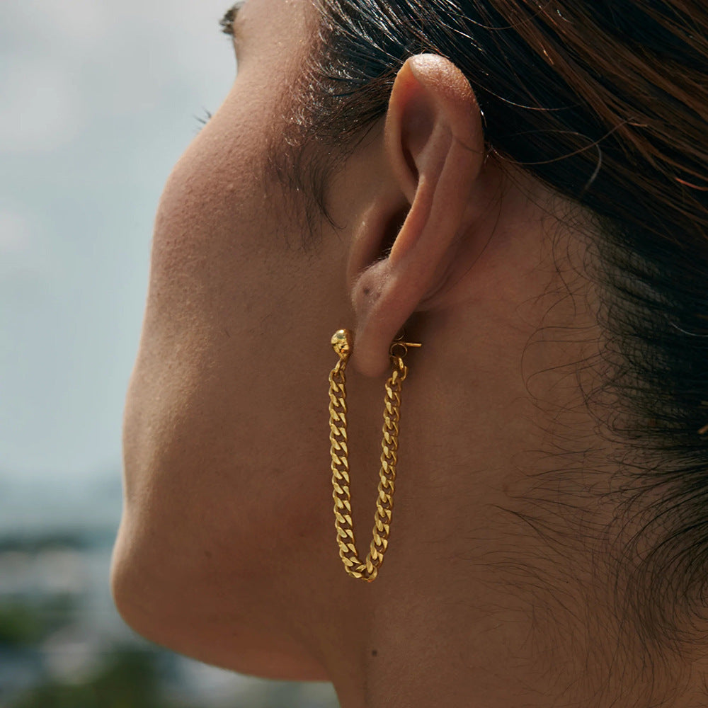 Titanium Steel Earrings Anti-allergy Non-fading