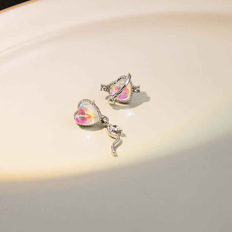Gradient Love Heart Earrings