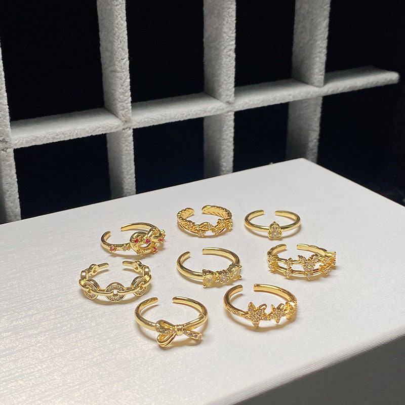 Series Retro Compact Open Ring