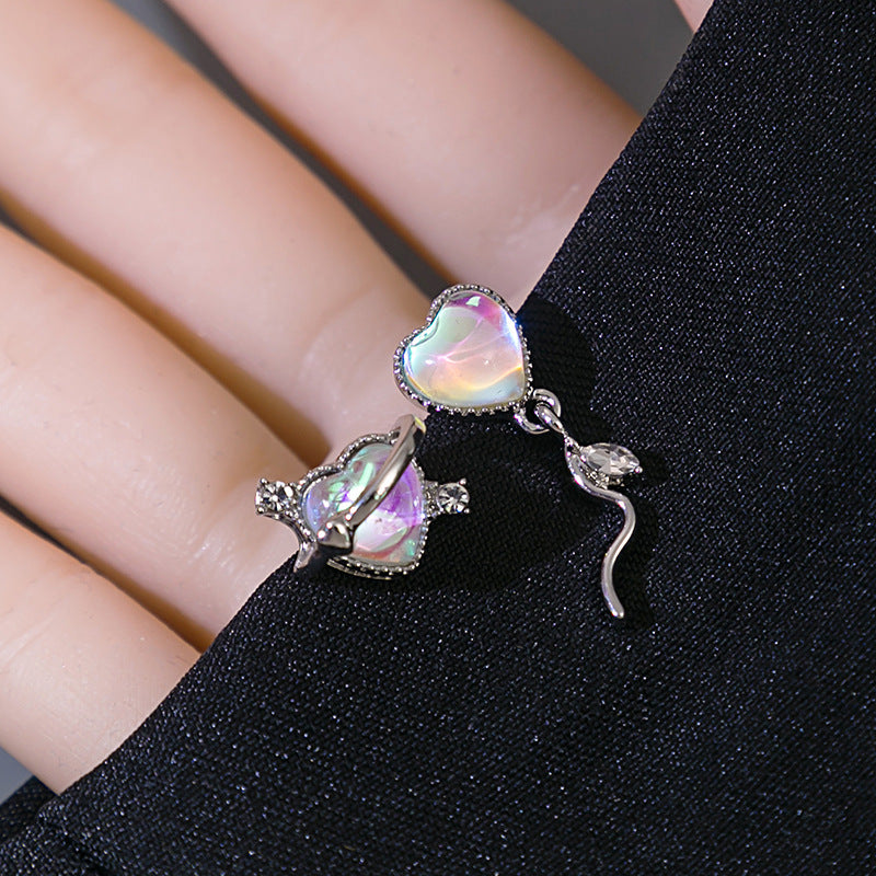 Gradient Love Heart Earrings