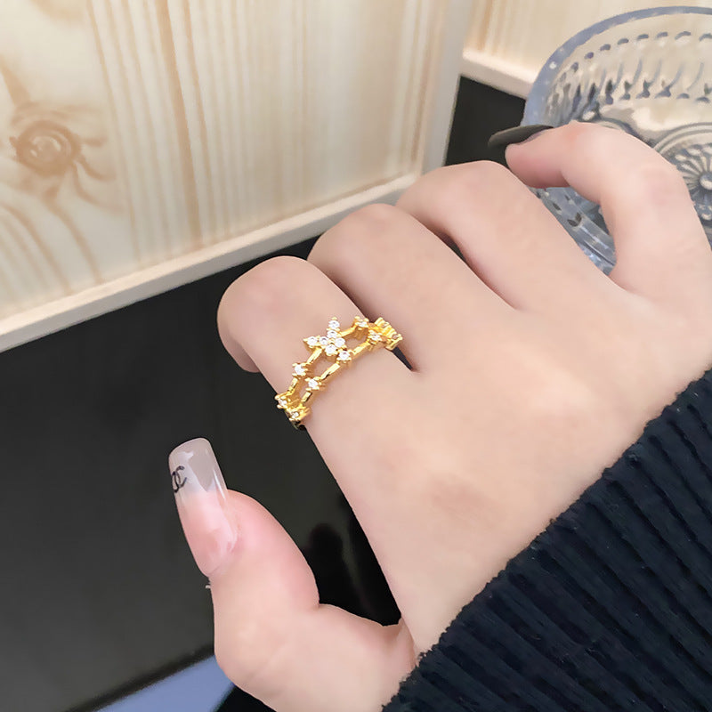 Series Retro Compact Open Ring