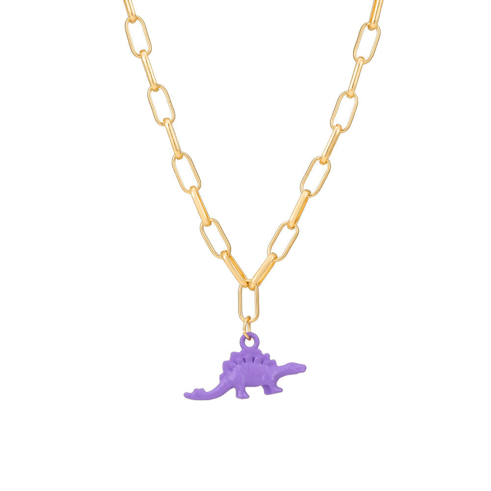 Women's Fashion Alloy Dinosaur Multilayer Necklace