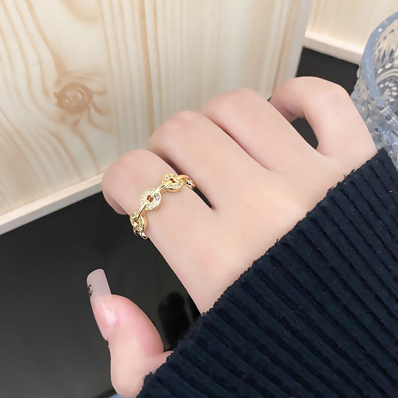 Series Retro Compact Open Ring