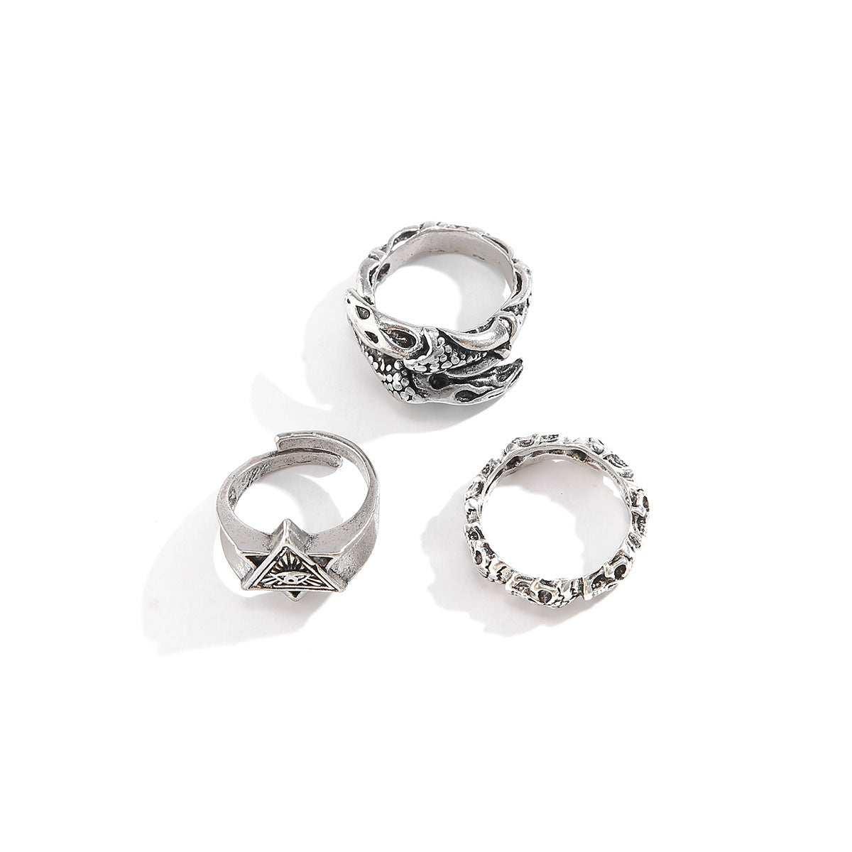 Retro Six-pointed Star Ring Suit