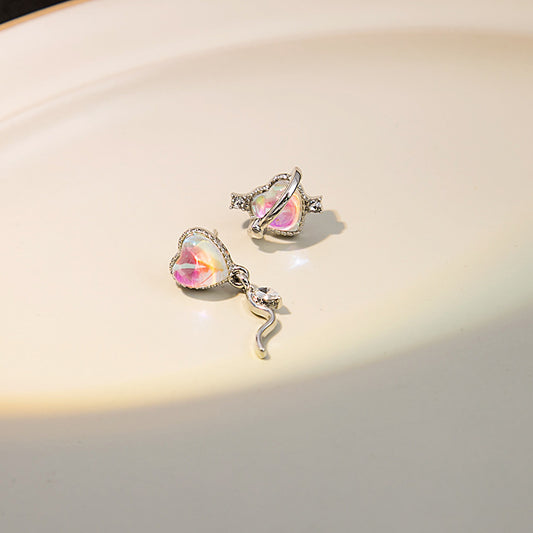 Gradient Love Heart Earrings